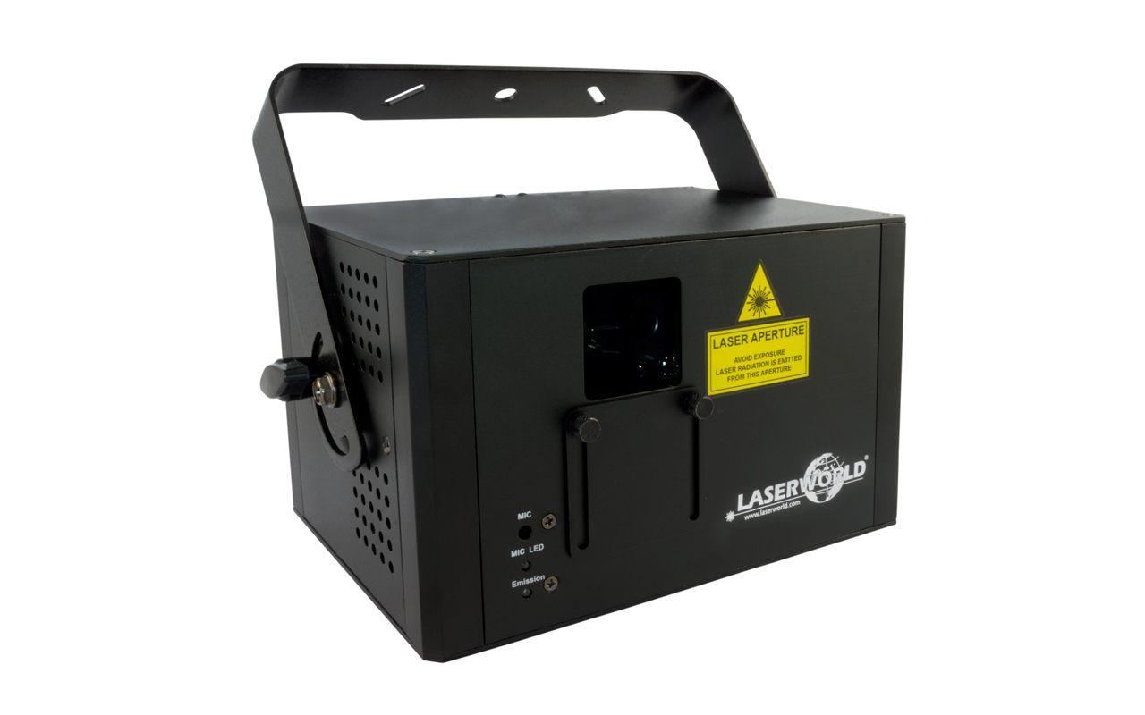 Hire Laserworld CS-1000RGB mkII Laser in Cardiff, Newport, Swansea, Carmarthenshire, Pembrokeshire & South West Wales